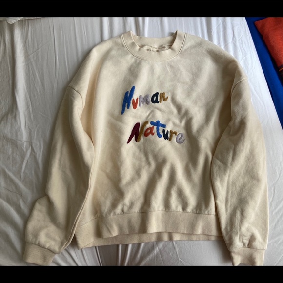 Human Nature Embroidered Sweatshirt 